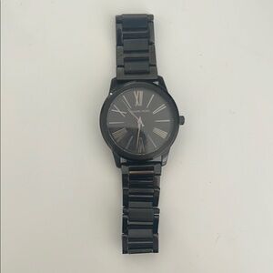 Michael Kors Black Stainless Steel Watch